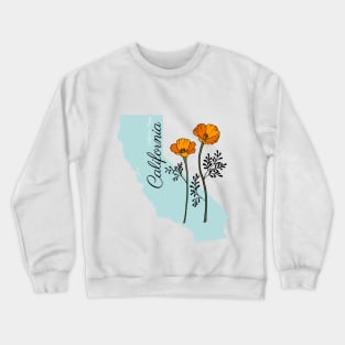 California State Flower Crewneck Sweatshirt